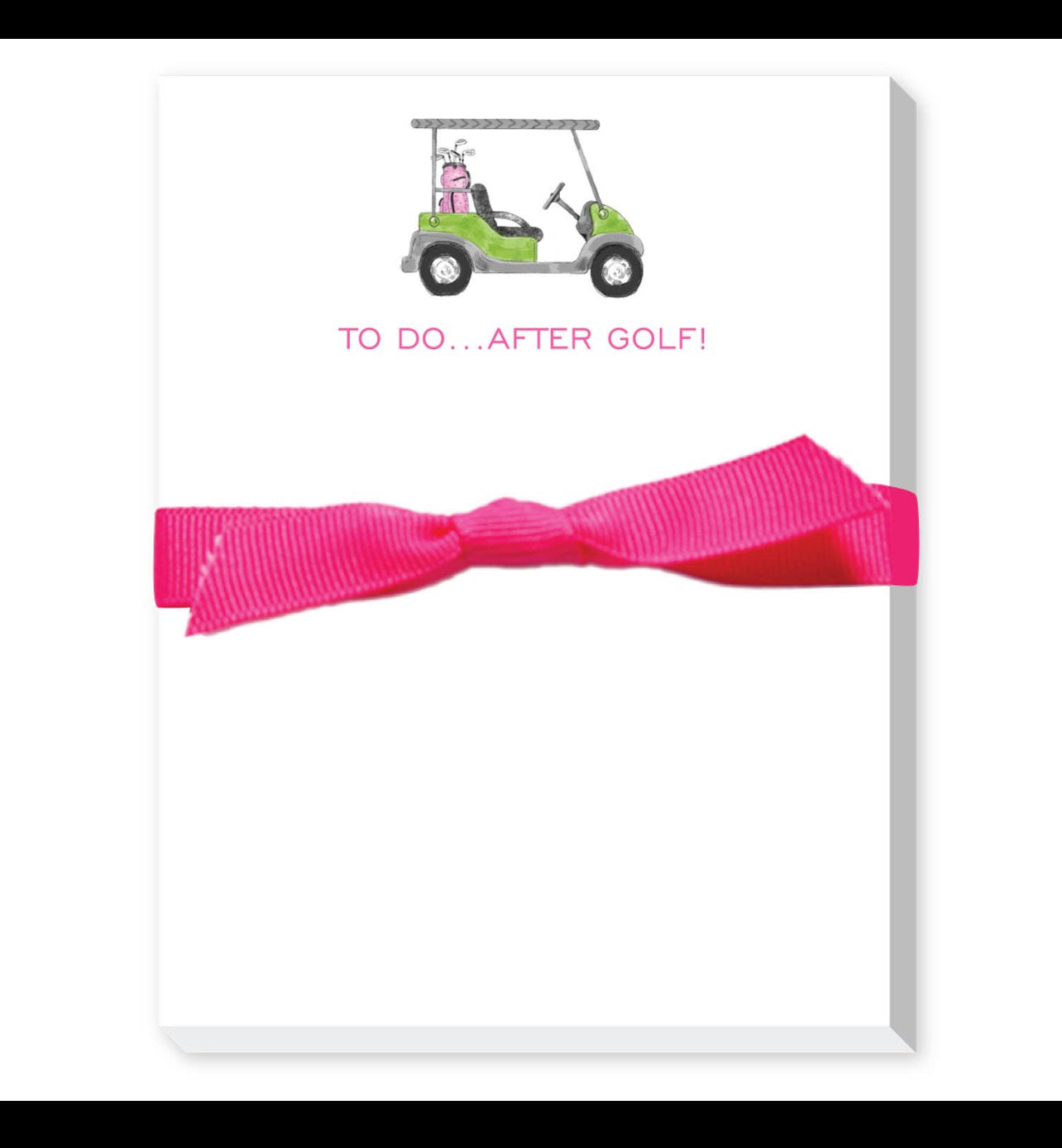 To Do After Golf Pink Mini Pad